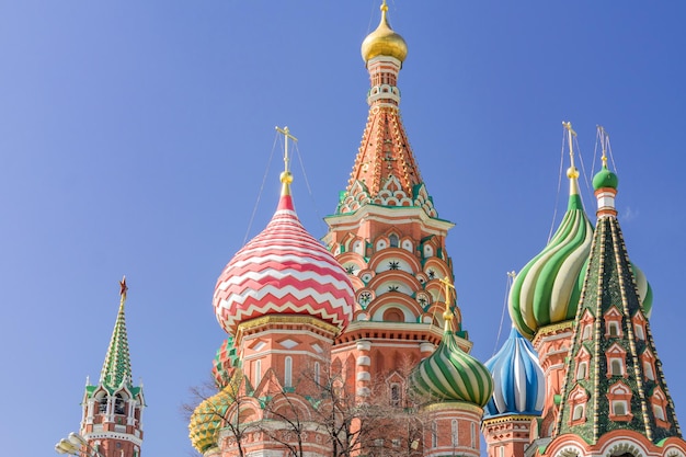 St. Basil’s Cathedral in Red Square, Moscow – Sunlit Domes for Free Download