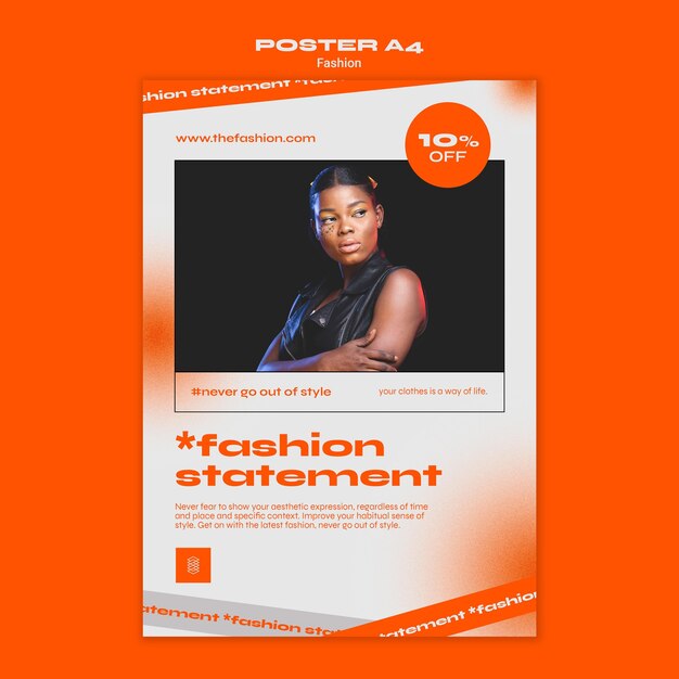 Fashion Concept Poster Template – Free to Download