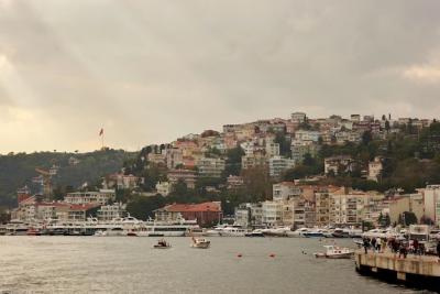 Beautiful Panoramic View of Istanbul from the Sea with Boats and Ancient Buildings – Free Stock Photo for Download