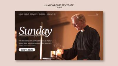 Realistic Church Template for Creative Projects – Free Download