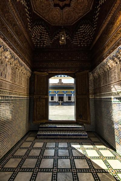 Decorations in Islamic Bahia Palace, Marrakesh, Morocco – Free to Download