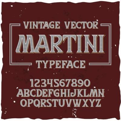 Vintage Vector Typeface – Free to Download