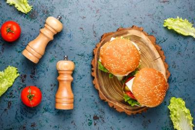 Homemade Burgers on Table: Free Stock Photo for Download