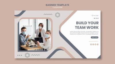 Teamwork Banner Template – Free to Download