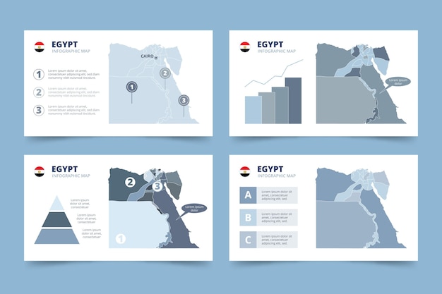 Hand Drawn Egypt Map Infographic – Free Download