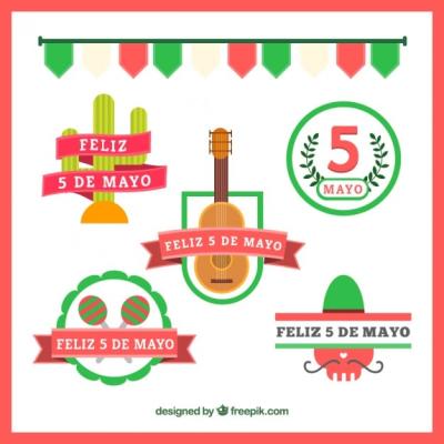 Festive Mexican Badges – Free Download