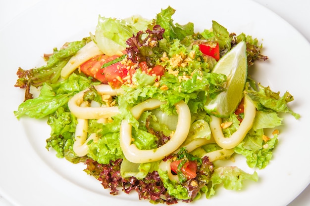 Seafood Salad with Calamari Rings – Free Stock Photo Download