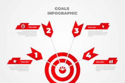 Infographic of Goals – Free Download, Download Free Stock Photo