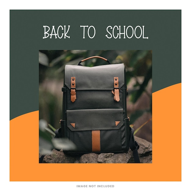 Back to School Instagram Post Template PSD Design for Social Media – Free to Download