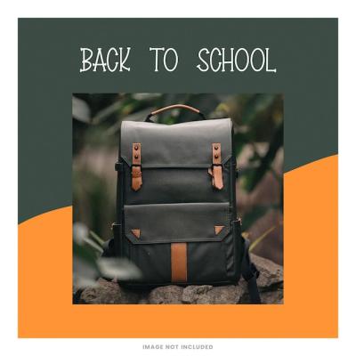 Back to School Instagram Post Template PSD Design for Social Media – Free to Download