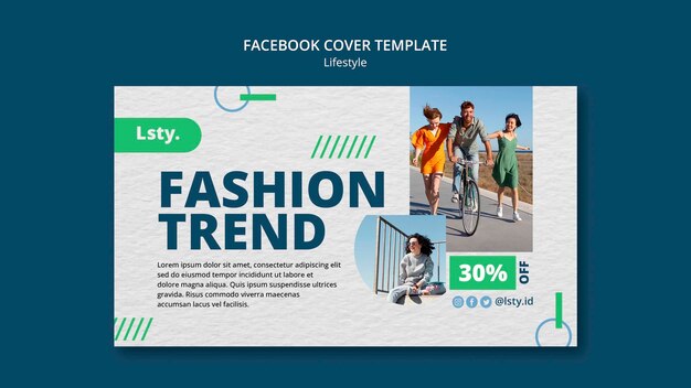 Lifestyle Concept Facebook Cover Template – Free Download