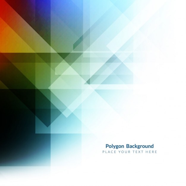 Colorful Polygonal Shapes Background – Free Download