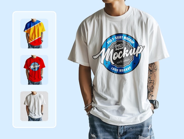 Oversize T-Shirt Mockup – Free Download for Stunning Designs