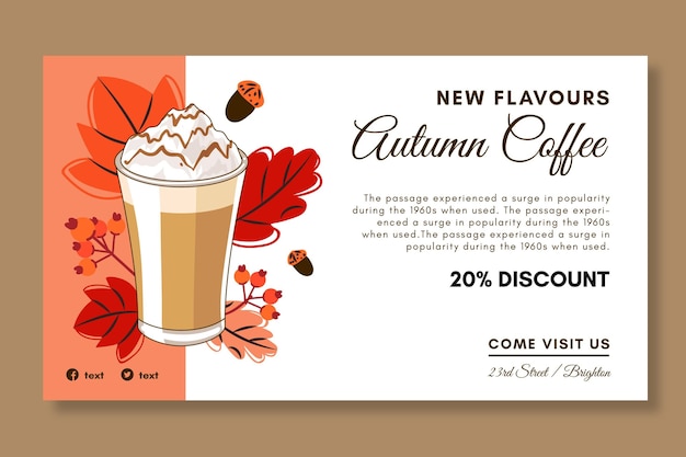 Coffee Shop Banner Template – Free Download, Download Free Stock Photo