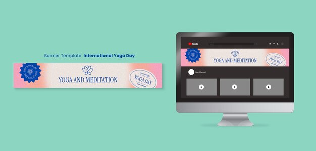 International Yoga Day Template Design – Download for Free