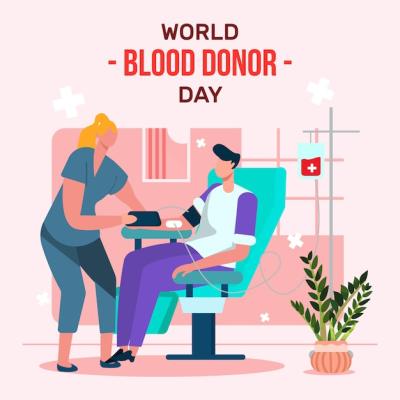 Hand Drawn World Blood Donor Day Illustration – Free to Download