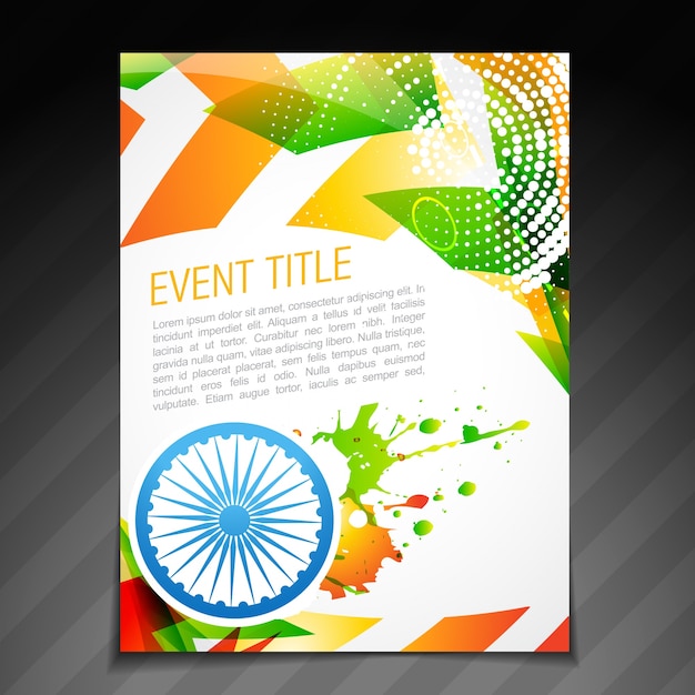 Indian Brochure Template Design – Download Free Stock Photo