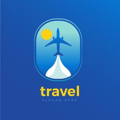 Detailed Travel Logo Template – Free Download