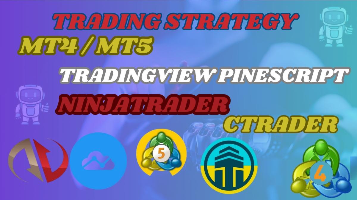 I Will Create Your Trading Strategy on MT4, MT5, and TradingView PineScript