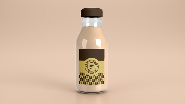 Coffee Bottle Product Mockup Variations – Free Download