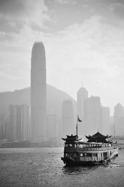 Hong Kong Skyline with Boats – Free Download