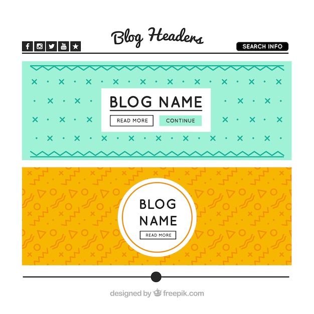 Decorative Blog Headers – Free Download, Free Stock Photo