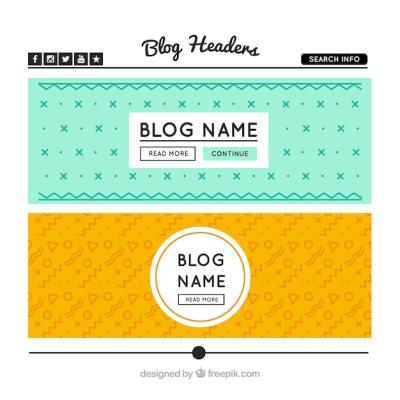 Decorative Blog Headers – Free Download, Free Stock Photo