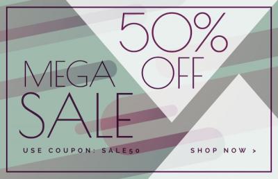 Discount Banner Voucher Template Design for Your Mega Sale – Free Download