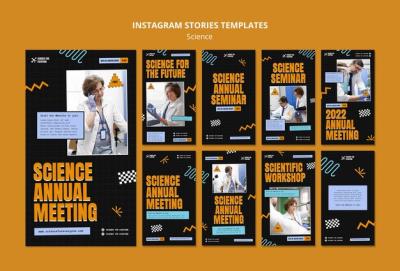 Flat Design Science Template for Your Creative Projects – Free Download