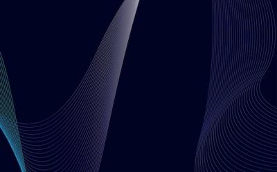 Abstract Blue Gradient Color Technology Line Wave Background – Free Download