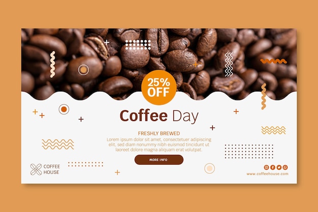 Coffee Shop Banner Template for Your Business – Free Download