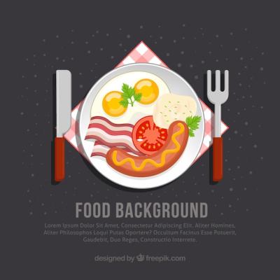 Breakfast Food Background – Free Download