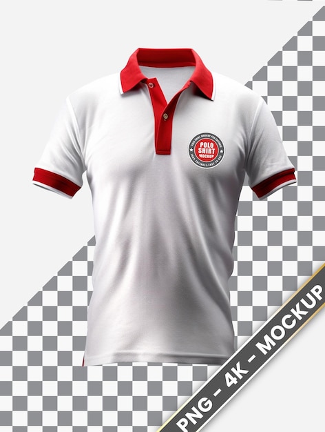 Transparent Man Polo Shirt Mockup – Free Download