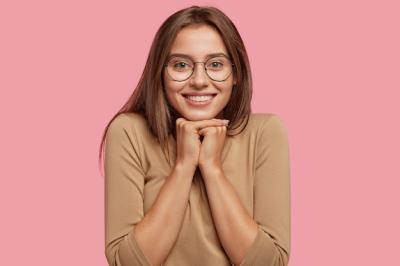 Pleasant Brunette Caucasian Woman with a Toothy Smile – Free Stock Photo, Download for Free