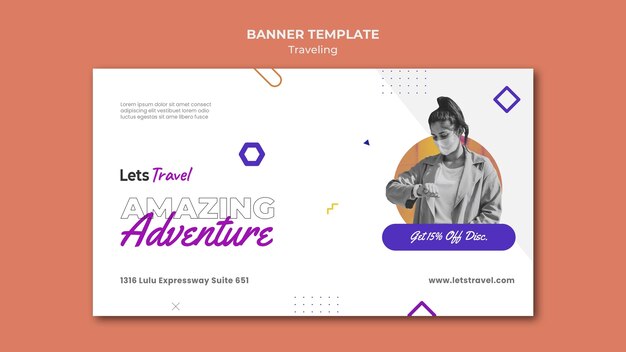 Traveling Banner Template – Free to Download