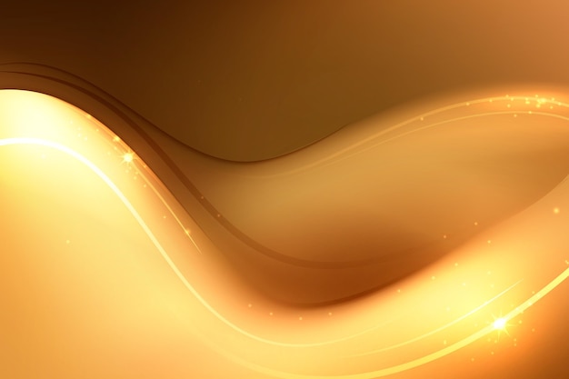 Smooth Golden Wave Background – Free Download