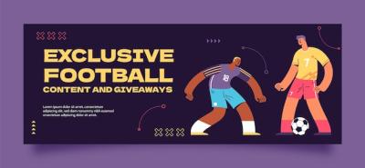 Football Game Facebook Cover – Download Free Stock Photo