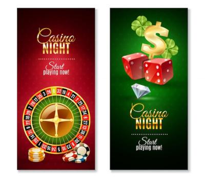 Casino Night Vertical Banners Set – Free Download