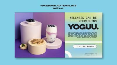 Wellness Template in Flat Design – Free to Download