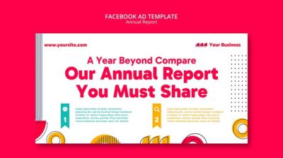 Annual Report Template Design – Free Download, Download Free Stock Photo