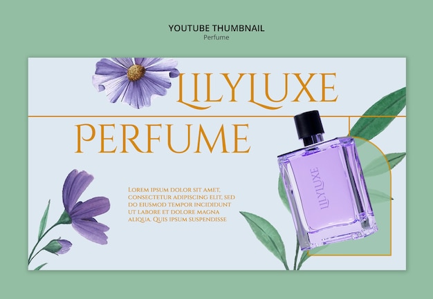 Perfume Template Design – Free Download Free Stock Photo