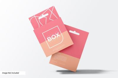 Hanging Square Box Mockup – Free Download