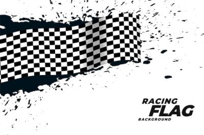 Abstract Racing Flag Grunge Background – Free Download