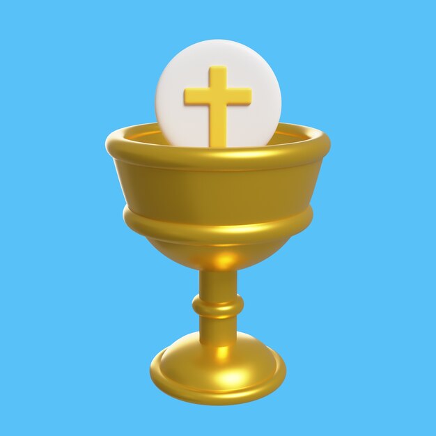 3D Rendering of Religion Icon – Free Download