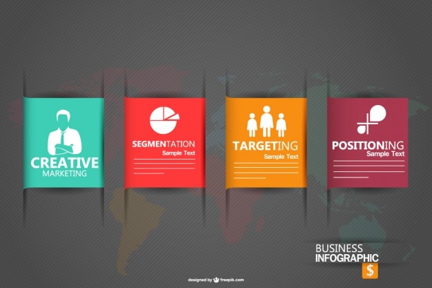 Infographic Business Graphic Vector – Free Download