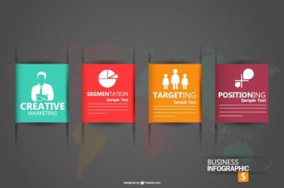 Infographic Business Graphic Vector – Free Download