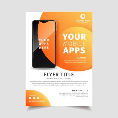 Mobile App Flyer Template – Free Download