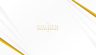 White and Golden Banner Design for Royal Treatment – Free Download