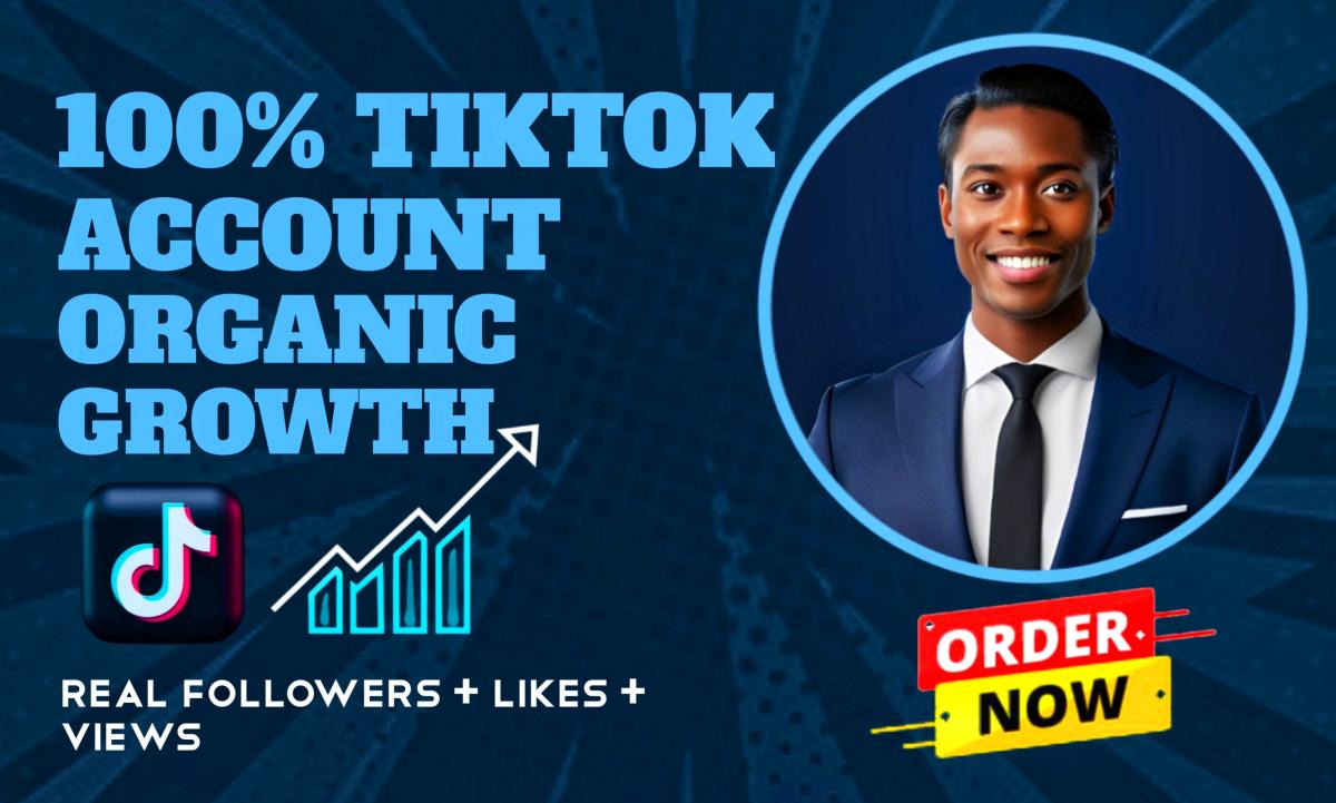 I Will Promote and Grow Your TikTok Engagement & Organic TikTok Followers