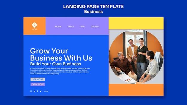 Business Template Design – Free Download